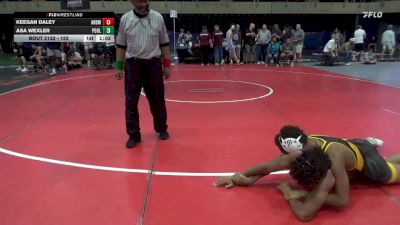 152 lbs Consi Of 8 #2 - Keegan Daley, Ardmore vs Asa Wexler, Poolesville
