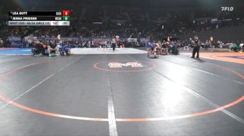 6A/5A Girls 145 Cons. Round 3 - Lea Bott, Glencoe Girls vs Jenna Friesen, McNary Girls