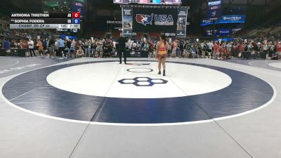 130 lbs Champ. Rd Of 64 - Anthonia Thigthen, Arkansas vs Sophia Fodera, California