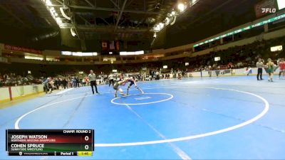 104 lbs Champ. Round 2 - Joseph Watson, Northern Arizona Grapplers vs Cohen Spruce, Sunnyside Wrestling