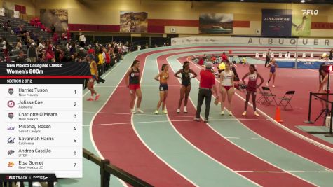 Women's 800m, Finals 2