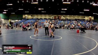 138 lbs Cons. Round 3 - Nola Walker, Newton Conover vs Daniella Hernandez, Trinity