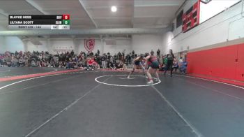 140 lbs Cons. Round 4 - Lilyana Scott, Bloomfield vs Blayke Hess, Bear River