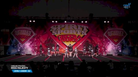 Carolina Athletics - Miss Majesty [2025 L1 Junior - D2 Day 1] 2025 Spirit Sports Myrtle Beach Nationals
