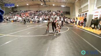 49 lbs Round Of 16 - Bryker Smith, Salina Wrestling Club vs Sinai Felton, Pin-King All Stars