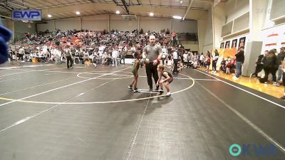 49 lbs Round Of 16 - Bryker Smith, Salina Wrestling Club vs Sinai Felton, Pin-King All Stars