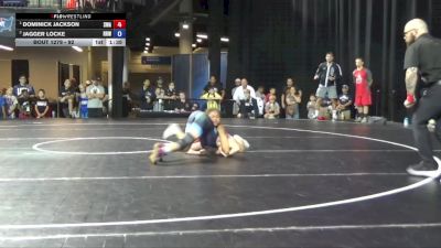 92 lbs 1st Place Match - Dominick Jackson, Summit Wrestling Academy vs Jagger Locke, Ragin Raisins Wrestling