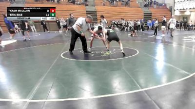 113 lbs Semifinal - Cash McClurg, Granite Hills vs Eric Bice, Slam Academy