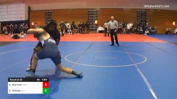 220 lbs Prelims - Steven Warrick, Springfield Central vs Drew Mitzak, Seton Hall Prep