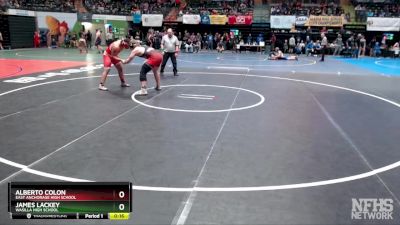 215 lbs Cons. Round 1 - JAMES LACKEY, Wasilla High School vs Alberto Colon, East Anchorage High School