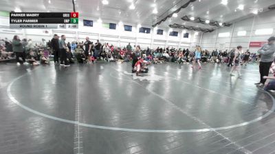 98 lbs Round Robin 1 - Parker Mabry, Ground Zero Black vs Tyler Farmer, Omp