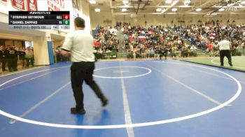 Boys 150 lbs Quarterfinal - Stephen Seymour, Hollister Boys vs Daniel Zappas, Palo Alto Boys
