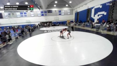 135 lbs Cons. Round 3 - Savina La Grass, Hillcrest vs Bryleigh Delis, Threshold Wrestling Club
