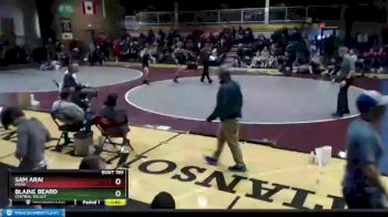 126 lbs 7th Place Match - Blaine Beard, Central Valley vs Sam Arai, Mead