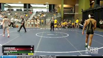 132 lbs Semifinals (8 Team) - Kaden Wallace, MacArthur vs Landon Bart, Coweta Public School