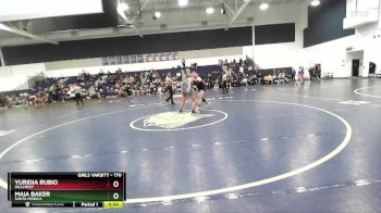 170 lbs Cons. Semi - Maia Baker, Santa Monica vs Yuridia Rubio, Hillcrest