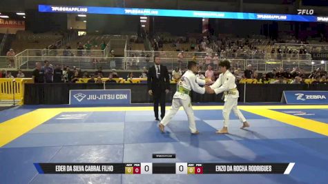 Enzo Da Rocha Rodrigues vs Eder Da Silva Cabral Filho 2025 Pan Kids Jiu-Jitsu IBJJF Championship