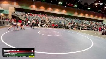 170 lbs Cons. Round 2 - Kayden Liberidhs, Oakridge vs Alaina Cooper, Lincoln (Stockton)
