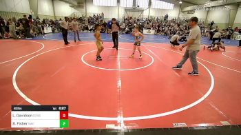 83 lbs Quarterfinal - Lincoln Davidson, Dark Cloud Wrestling Club vs Benjamin Fisher, Salina Wrestling Club