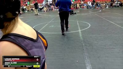 48 lbs Finals (2 Team) - Knox Glore, NMWA vs Logan Simpkin, Pursuit WC