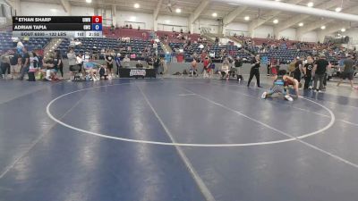 132 lbs Cons. Rd Of 16 - Ethan Sharp, Uintah Wrestling vs Adrian Tapia, Granite Wrestling Club