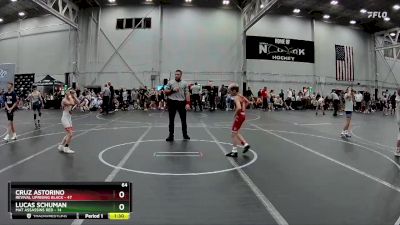 64 lbs Round 1 (4 Team) - Cruz Astorino, Revival Uprising Black vs Lucas Schuman, Mat Assassins Red