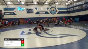 126 lbs Prelims - Kamorii Hicks UNA, Allen vs Noah Carroll, Mill Valley