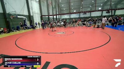 190 lbs Champ. Round 2 - Sekou Bangoura, WA vs Victor Cuellar, WA