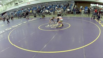 14U Boys - 100 lbs Champ. Round 1 - Ethan Fanell, Wisconsin vs Noah Losey, Bishop McCort High School Wrestling