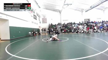 132 lbs Round Of 32 - Mackenzie Nichols, Jonathan Law vs Vincent Andreozzi, Griswold/Wheeler
