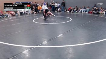 94 lbs Cons. Round 1 - Katelynn Clark, Team Real Life Wrestling vs Ellie Reed, Idaho Falls Wrestling Club