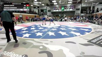 215 lbs Placement Matches (8 Team) - Gunnar Swenson, Canton vs Mason Curtis, Winner