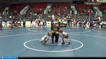 41-47 lbs Round 3 - Zeth Dykhouse, Lowell Wrestling Club vs Leonardo Cole, Michiana Lake Effect