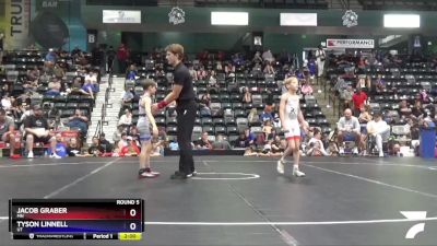 58 lbs Round 5 - Jacob Graber, MN vs Tyson Linnell, UT