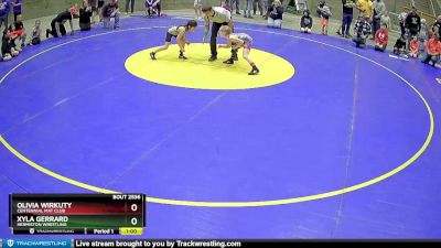 50 lbs Round 2 - Olivia Wirkuty, Centennial Mat Club vs Xyla Gerrard, Hermiston Wrestling