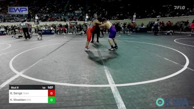 131 lbs Round Of 32 - Boaz Senge, Team Tulsa Wrestling Club vs Kaiden Shadden, Bristow Youth Wrestling