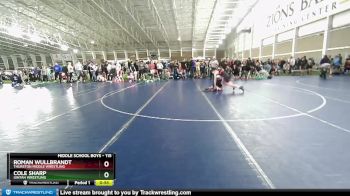 115 lbs Cons. Round 2 - Cole Sharp, Uintah Wrestling vs Roman Wullbrandt, Thurston Middle Wrestling