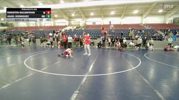 52 lbs Round 1 - Kingston Malmstrom, Jayhawk Wrestling vs Asael Rodriguez, Northside Wrestling Club