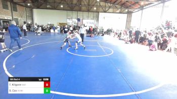 92 lbs Rr Rnd 4 - Tristen Kilgore, Warner Eagles Youth Wrestling vs Scott Cox, Division Bell Wrestling