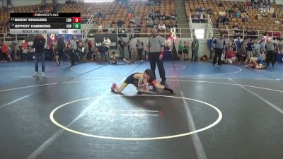 76 lbs Cons. Semi - Brody Edwards, Elida Bulldog Wrestling vs Jeffery Hammons, CEWA