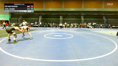 157 lbs Round Of 32 - Peyton Proper, Embry-Riddle vs Axel Adame, Cal Poly Humbolt
