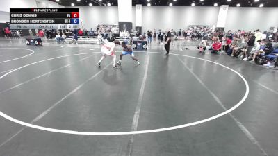 165 lbs Chris Dennis, Pennsylvania vs Bronson Hertenstein, Ohio Scarlet