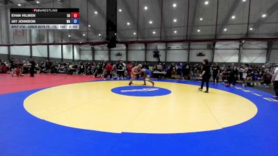 Junior Boys FS - 175 lbs Cons. Round 4 - Evan Hilmen, CA vs Jay Johnson, WA
