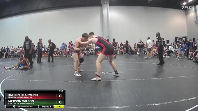 215 lbs Round 3 (6 Team) - Hayden Dearmond, Georgia United Red vs ...
