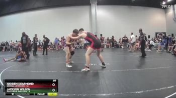 215 lbs Round 3 (6 Team) - Hayden Dearmond, Georgia United Red vs Jackson Wilson, Full Circle Wrestling