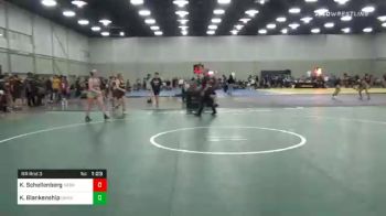 132 lbs Prelims - Kristen Schellenberg, Nebraska Wrestling Academy vs Karleigh Blankenship, Owasso