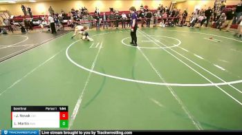145 lbs Semifinal - Jance Novak, Cashmere Wrestling Club vs Luke Martin, Ascend Wrestling Academy