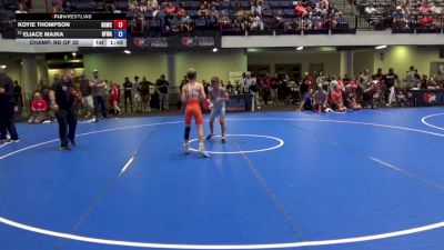 74 lbs Champ. Rd Of 32 - Koyie Thompson, Big Game Wrestling Club vs Eliace Majka, Black Fox Wrestling Academy