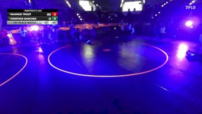 57-63 lbs 1st Place Match - Magnus Trout, Northside Wrestling Club vs Donovan Sanchez, Shootbox Rigby