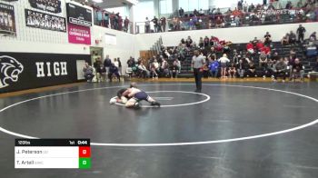 120 lbs Consolation - Jonah Peterson, Upper Dauphin vs Tillman Artell, Bishop McDevitt